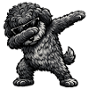Dabbing Sheep Poodle
