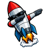 Dabbing Rakete