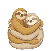 Cute Lazy Couple Love Cuddles