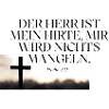 Psalm 23 Hirte Vertrauen Kreuz