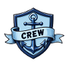Crew Emblem Anchor Shield