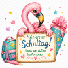 Flamingo Schulstart Abenteuer