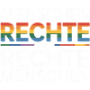 Menschenrechte statt rechte Menschen Sticker 