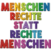 Menschenrechte statt rechte Menschen Statement