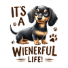 Wienerful Life Dackel lustige Hundedesign-Merch
