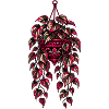 Neon Hängepothos – Dark Botanical Design
