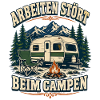 Arbeiten stört beim Campen – Bergcamping