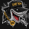 Shark SCARF'HEM Graffiti Streetwear