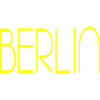 Berlin gelbe Schrift