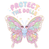Protect The Dolls Schmetterling