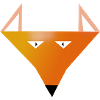 Geometric Fox Head Print