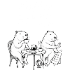 Kaffee zuerst Bärenhumor