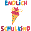 Endlich Schulkind mit Schultüte