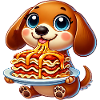 Funny Dachshund Lasagna Italian Kitchen Dog