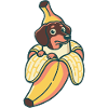Dackel Banane