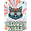 Meowdy Vibes Retro Cat