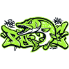 Pike Graffiti Graphic