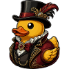 Victorian duck cavalier duck