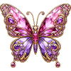 Jewel Butterfly Pink Sparkle