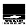 Alligator Silhouette Humor
