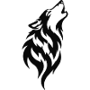 Wolf's Call Silhouette Print