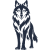 Wolfsnacht Silhouette