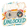 Level 10 freigeschaltetes 10-Jahres-Jubiläums-D-Geschenk