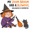 Broom Blowout Witch Tee