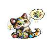 Cat Mosaic Dream Kitten