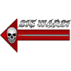 Skull Pfeil Parodie Design Sie wars