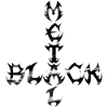 Chrome Iron Cross Gothic Black Metal