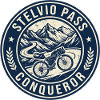 Stelvio Pass Conqueror Retro-Abzeichen