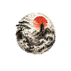 Sun Circle Zen Landscape