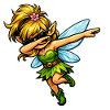Dabbing Weibliche Fee