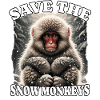 Schneeaffe Save Snow Monkey