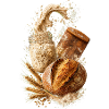 Handwerksbrot und rustikaler Sauerteig