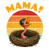 Mama Hungry Baby Bird