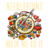 Funny needlepoint craft hobby