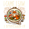 Funny needlepoint craft hobby