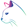 Cat-Line-Zeichnungsgradient