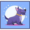 Purple Scottish Terrier (comic)