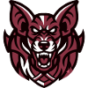 Wolf Maskottchen Logo