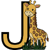 Giraffe Letter J