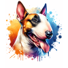 Bull Terrier Motif