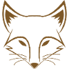 Waldfuchs Linienkunst