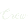 Crew Schriftzug 
