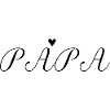 Dad Heart Elegant Typography