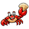 Crab with Shell
