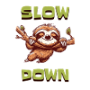 Sloth Shirt – Slow Down