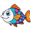 Bunter Tropischer Fisch